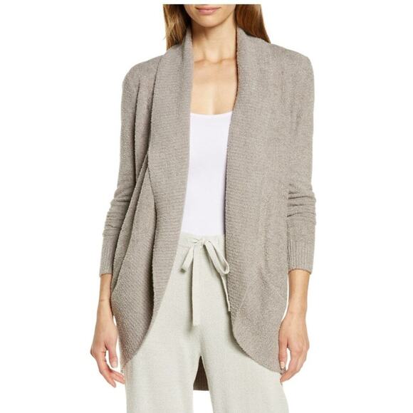 Barefoot Dreams Open Front CozyChic Lite® Circle Cardigan Heather Grey size M - Picture 1 of 5